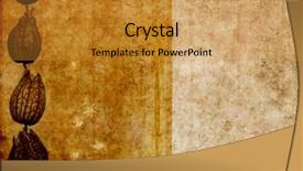  Presentation with brown floral - Slides with lovely brown background image with interesting texture floral elements and plenty of space for text background and a gold colored foreground