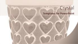  Presentation with shapes - Colorful presentation design enhanced with lovely-concrete-flower-pot-flowerpot backdrop and a lemonade colored foreground