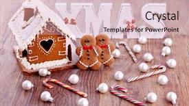  Presentation with gingerbread - Beautiful slide deck featuring lovely gingerbread cookies - sweet food backdrop and a lemonade colored foreground