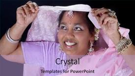  Presentation with indian hindu wedding - Amazing slides having lovely indian bride wearing backdrop and a light blue colored foreground