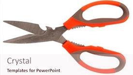  Presentation with modern - Audience pleasing slide set consisting of lovely-modern-multifunctional-scissors backdrop and a lemonade colored foreground