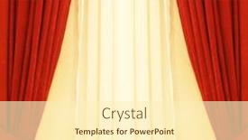  Presentation with curtains - Slide deck consisting of lovely-vintage-red-drapes background and a cream colored foreground