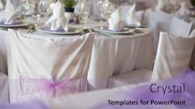  Presentation with venue - PPT layouts featuring lovely-wedding-venue-wedding-reception background and a light blue colored foreground