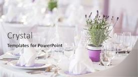  Presentation with venue - Cool new slides with lovely-wedding-venue-wedding-reception backdrop and a light gray colored foreground