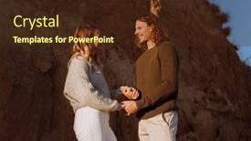  Presentation with beach rocks - 