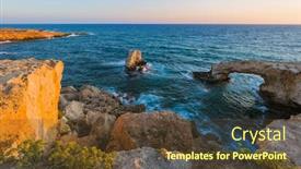  Presentation with napa - Slides with lovers-bridge-at-sunset background and a tawny brown colored foreground