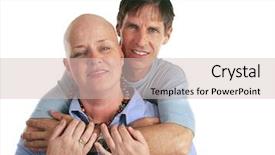 Presentation with cancer stem cells - PPT layouts enhanced with loving couple facing her cancer background and a  colored foreground