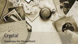  Presentation with memory - Colorful PPT layouts enhanced with loving memory - sentimental memories in sepia tone backdrop and a mint green colored foreground