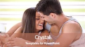  Presentation with good morning couple bed - Slide deck featuring loving others - love couple lying in bed background and a coral colored foreground