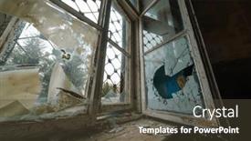  Presentation with old fashioned - Presentation design enhanced with low-angle-of-dirty-broken and a tawny brown colored foreground