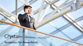  Presentation with low angle view of hockey - Colorful PPT theme enhanced with low angle portrait of powerful backdrop and a  colored foreground