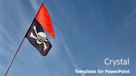  Presentation with jolly - Slides consisting of low-angle-shot-of-jolly background and a teal colored foreground