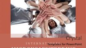  Presentation with unity - Slide deck featuring low-angle-view-of-diverse background and a coral colored foreground