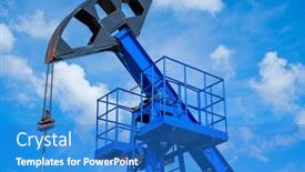  Presentation with pump - PPT layouts with low-angle-view-of-modern background and a teal colored foreground