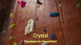  Presentation with rope - Beautiful PPT theme featuring low angle view of rope backdrop and a  colored foreground