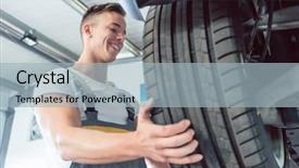  Presentation with work quality - Theme having autoangle - low-angle view of the hand background and a light blue colored foreground