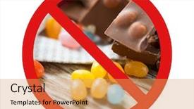  Presentation with diet low carb - Slide set with low carb diet fattening background and a  colored foreground