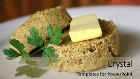  Presentation with minute - PPT theme with low carbs high fat diet - one minute muffin 5 background and a yellow colored foreground