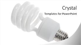  Presentation with art vintage edison lightbulb - Colorful presentation design enhanced with low cost housing - compact florescent lightbulb backdrop and a white colored foreground