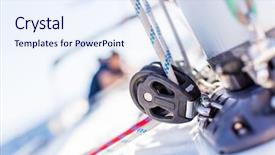  Presentation with winch - Amazing slide deck having low depth of focus leasure backdrop and a sky blue colored foreground