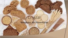  Presentation with food minerals - Audience pleasing slide deck consisting of low-glycemic-food-for-diabetics backdrop and a coral colored foreground