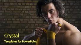  Presentation with fight two boxer boxing - Theme having low key - bare chested young malaysian boxer background and a wine colored foreground