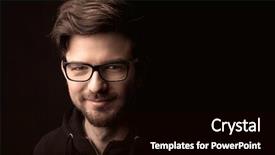  Presentation with wind energy close up portrait - Amazing PPT theme having low key - young man close up portrait backdrop and a black colored foreground