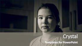  Presentation with black and white trees - Presentation enhanced with low-key black and white background and a gray colored foreground