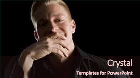  Presentation with black dark neuron connections - Presentation theme consisting of low-key portrait of attractive background and a wine colored foreground