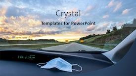  Presentation with mask - Amazing presentation having low-light-image backdrop and a light blue colored foreground