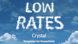  Presentation with cloud - Cool new presentation theme with low rates cloud word backdrop and a teal colored foreground