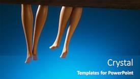  Presentation with africa fashion - Beautiful presentation theme featuring low-section-fashion-toy-sitting backdrop and a teal colored foreground