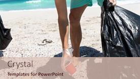  Presentation with blue sky - Slides featuring low-section-of-a-caucasian background and a  colored foreground