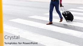  Presentation with elementary school african american female career day - Audience pleasing presentation theme consisting of low-section-of-african-american backdrop and a white colored foreground
