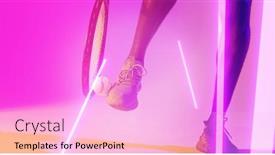  Presentation with illuminated - Theme enhanced with low-section-of-african-american background and a lavender colored foreground