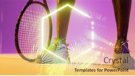  Presentation with hexagon - PPT theme with low-section-of-african-american background and a  colored foreground