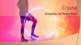  Presentation with neon - PPT layouts enhanced with low-section-of-caucasian-male background and a lemonade colored foreground