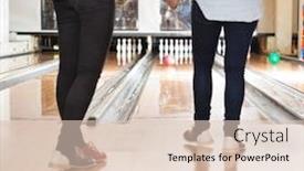  Presentation with friends - Cool new slides with low-section-of-young-female backdrop and a lemonade colored foreground