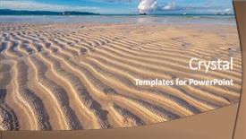  Presentation with boracay beach - Colorful presentation enhanced with low tide at boracay beach backdrop and a coral colored foreground