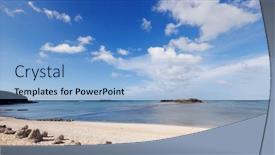  Presentation with tide - PPT layouts having low-tide-walking-path-connect background and a  colored foreground