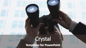  Presentation with vision - PPT layouts having low vision - close-up of young businessman using background and a  colored foreground