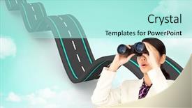  Presentation with conflict in construction - Beautiful PPT theme featuring low vision - group of architects discussing backdrop and a arctic colored foreground