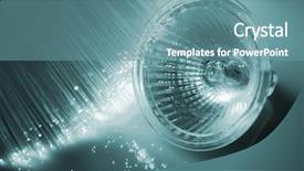  Presentation with fiber optics - Presentation theme enhanced with low voltage - fiber optics background with lots background and a seafoam green colored foreground