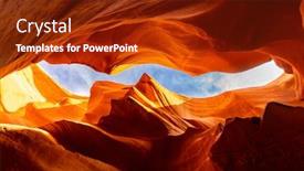  Presentation with corkscrew - Cool new theme with lower-antelope-canyon-or-corkscrew backdrop and a tawny brown colored foreground