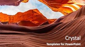  Presentation with navajo - Colorful slide deck enhanced with lower antelope canyon backdrop and a tawny brown colored foreground