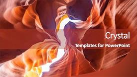  Presentation with navajo - Colorful presentation theme enhanced with lower antelope canyon backdrop and a red colored foreground