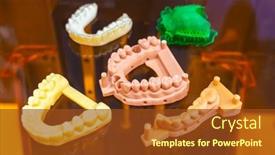  Presentation with jaw - Slide set enhanced with lower-jaw-of-a-man background and a tawny brown colored foreground