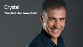  Presentation with confident - Cool new PPT layouts with loyalty success - portrait of confident smiling mature backdrop and a dark gray colored foreground