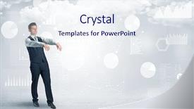  Presentation with work the word in your life - Colorful presentation design enhanced with lucid dream - workaholic businessman dreaming about his backdrop and a  colored foreground