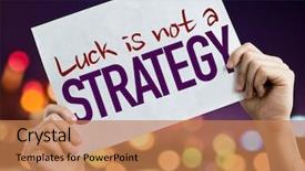  Presentation with strategy - Theme with luck is not a strategy background and a  colored foreground